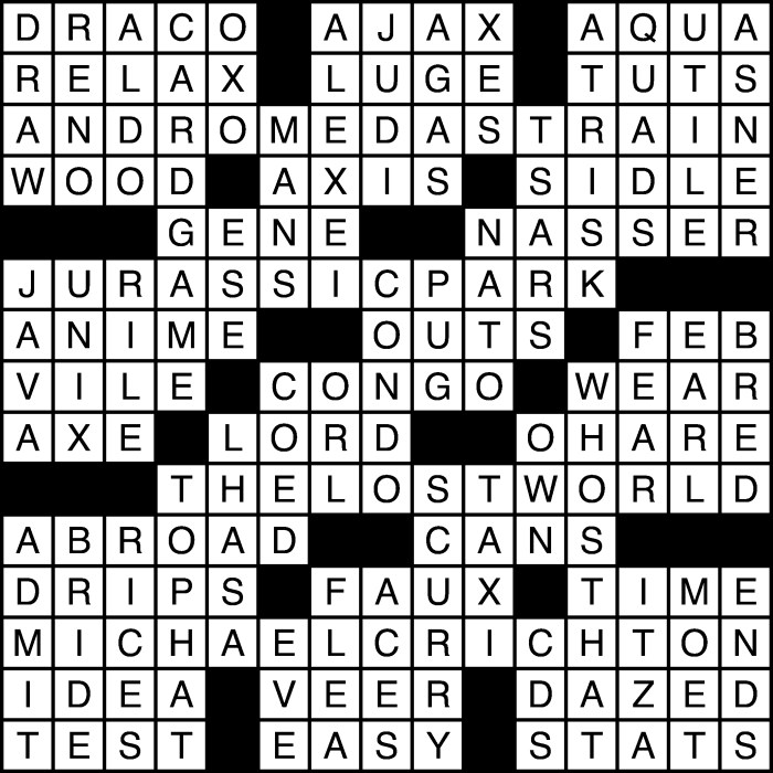 Behind crossword clue 7 letters