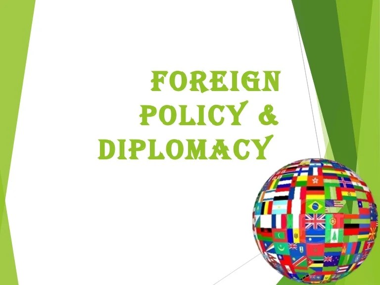 Foreign policy and diplomacy icivics answers