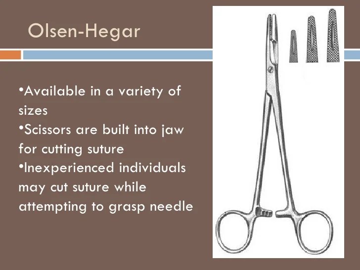 Hegar needle olsen bmt veterinary